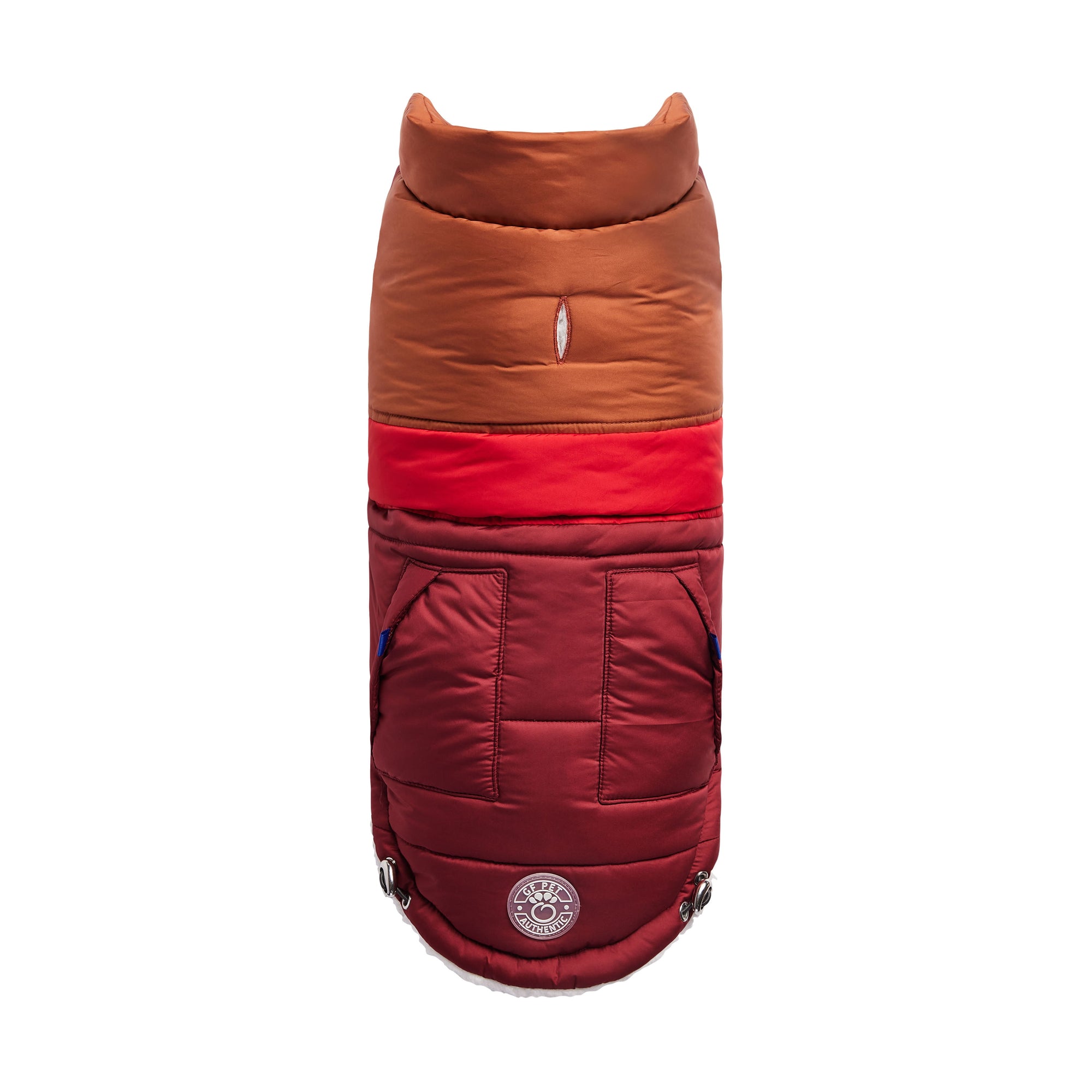 Retro Puffer - Dark Red premium pet product