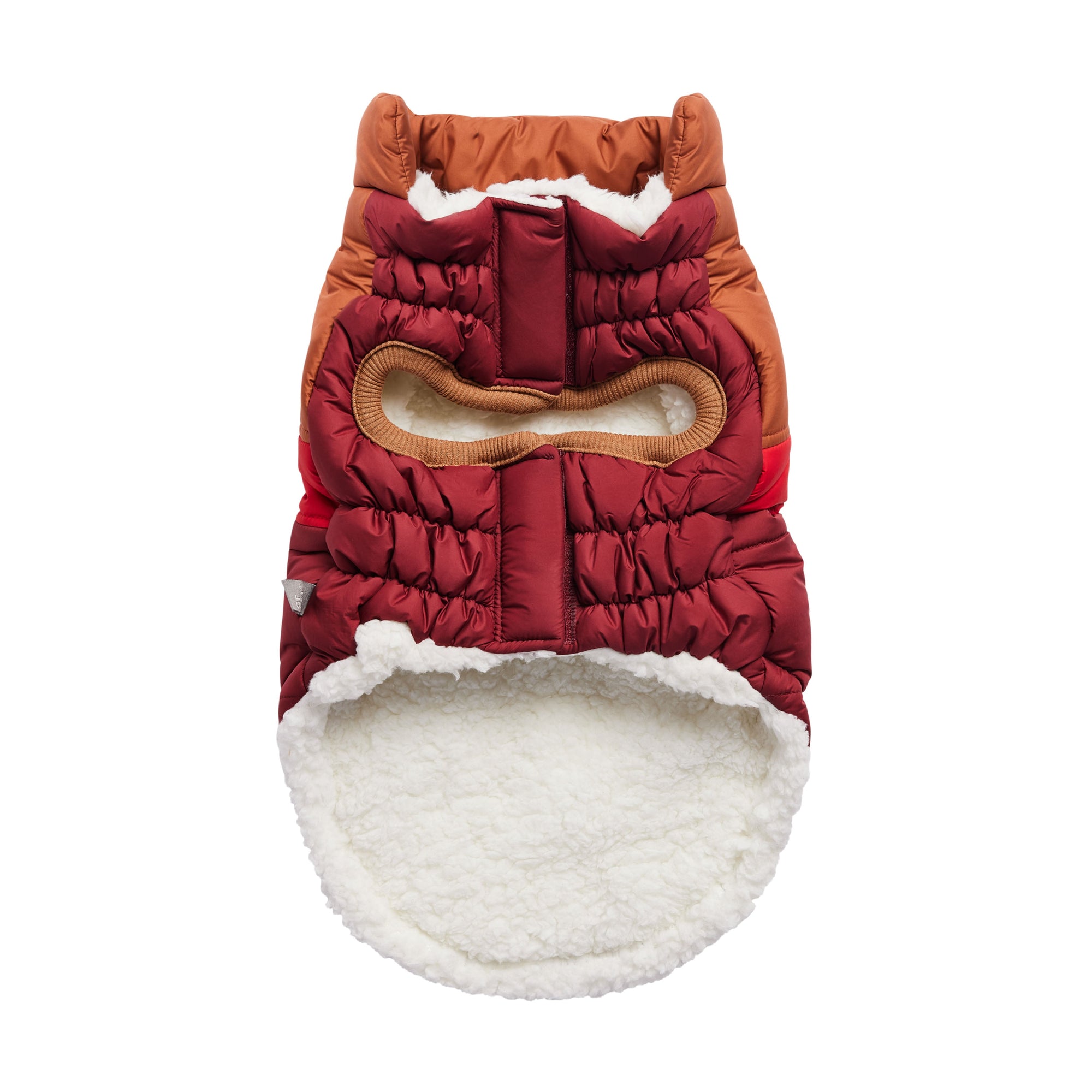 Retro Puffer - Dark Red premium pet product
