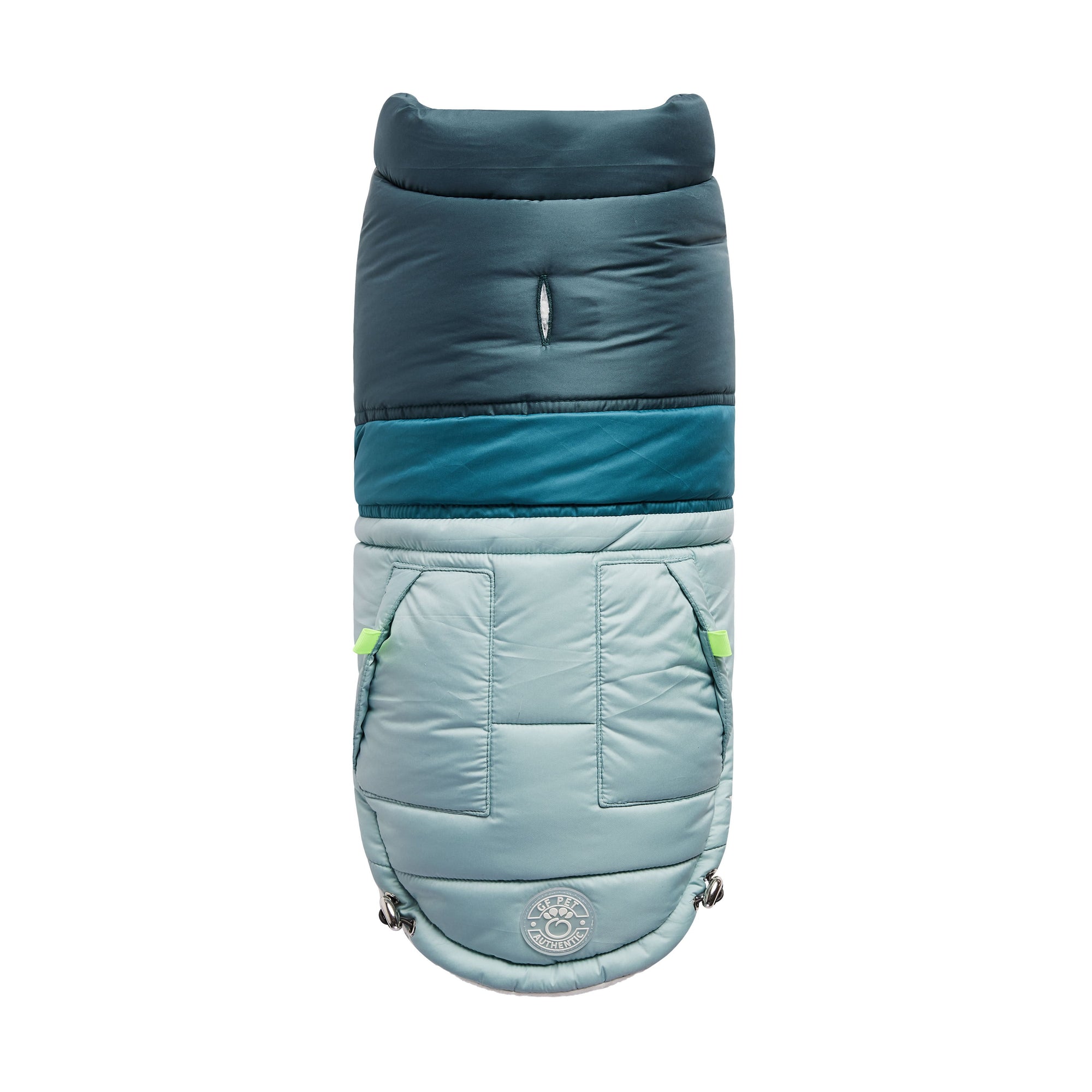 Retro Puffer - Light Blue premium pet product
