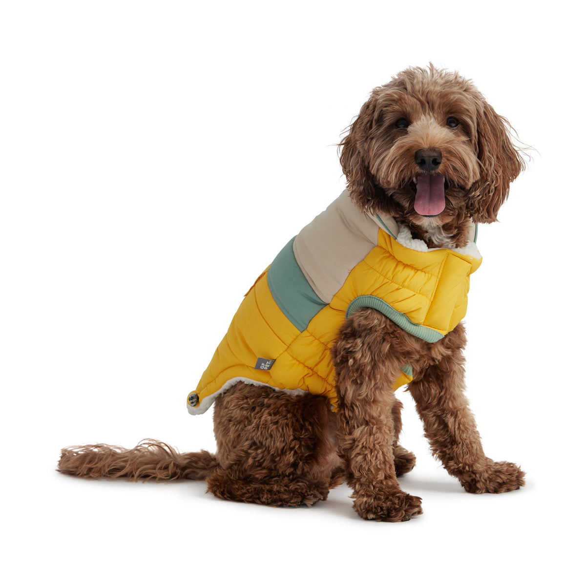 Camplife Puffer - Yellow premium pet product