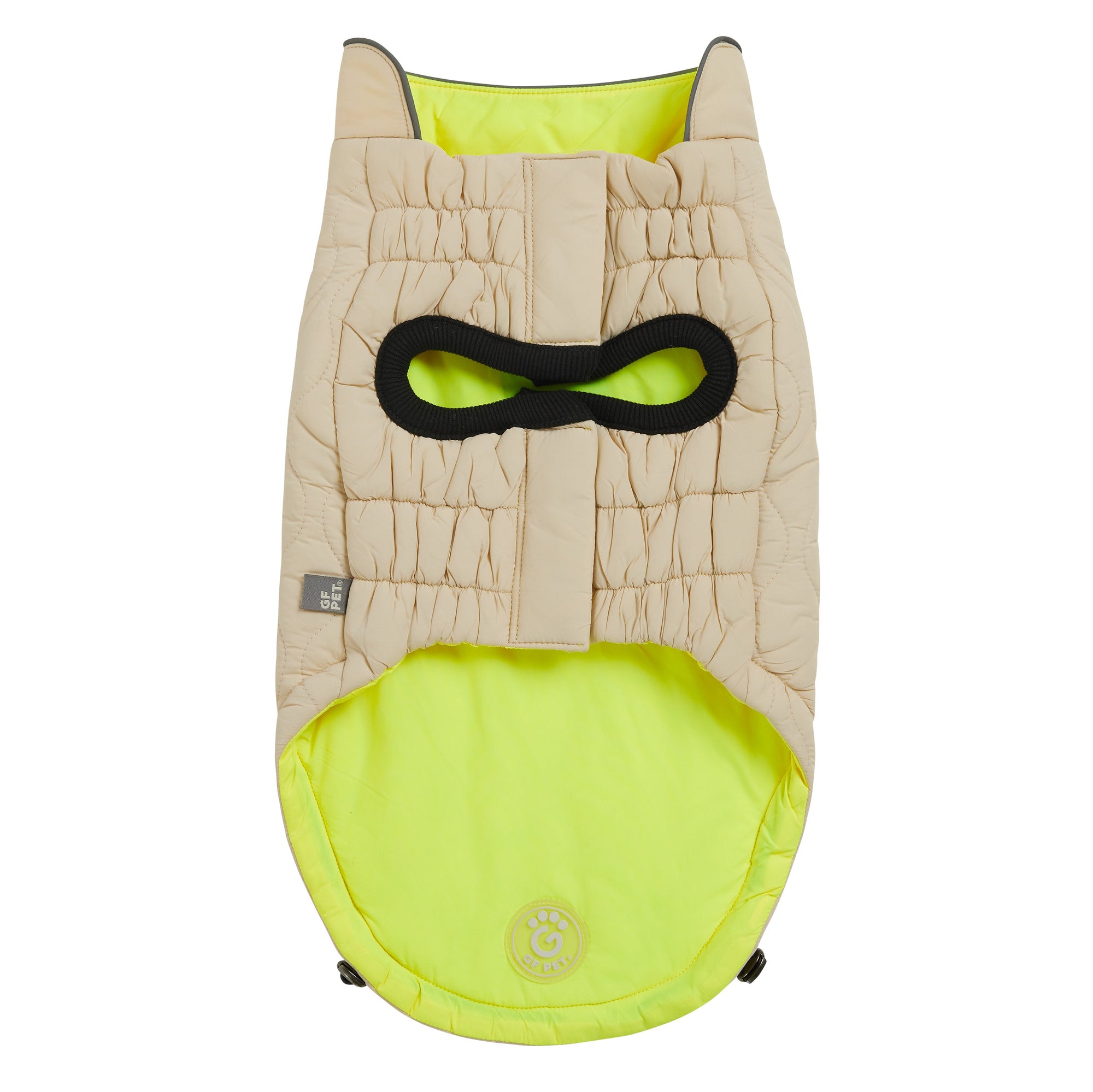 Reversible Chalet Jacket - Sand/Yellow premium pet product