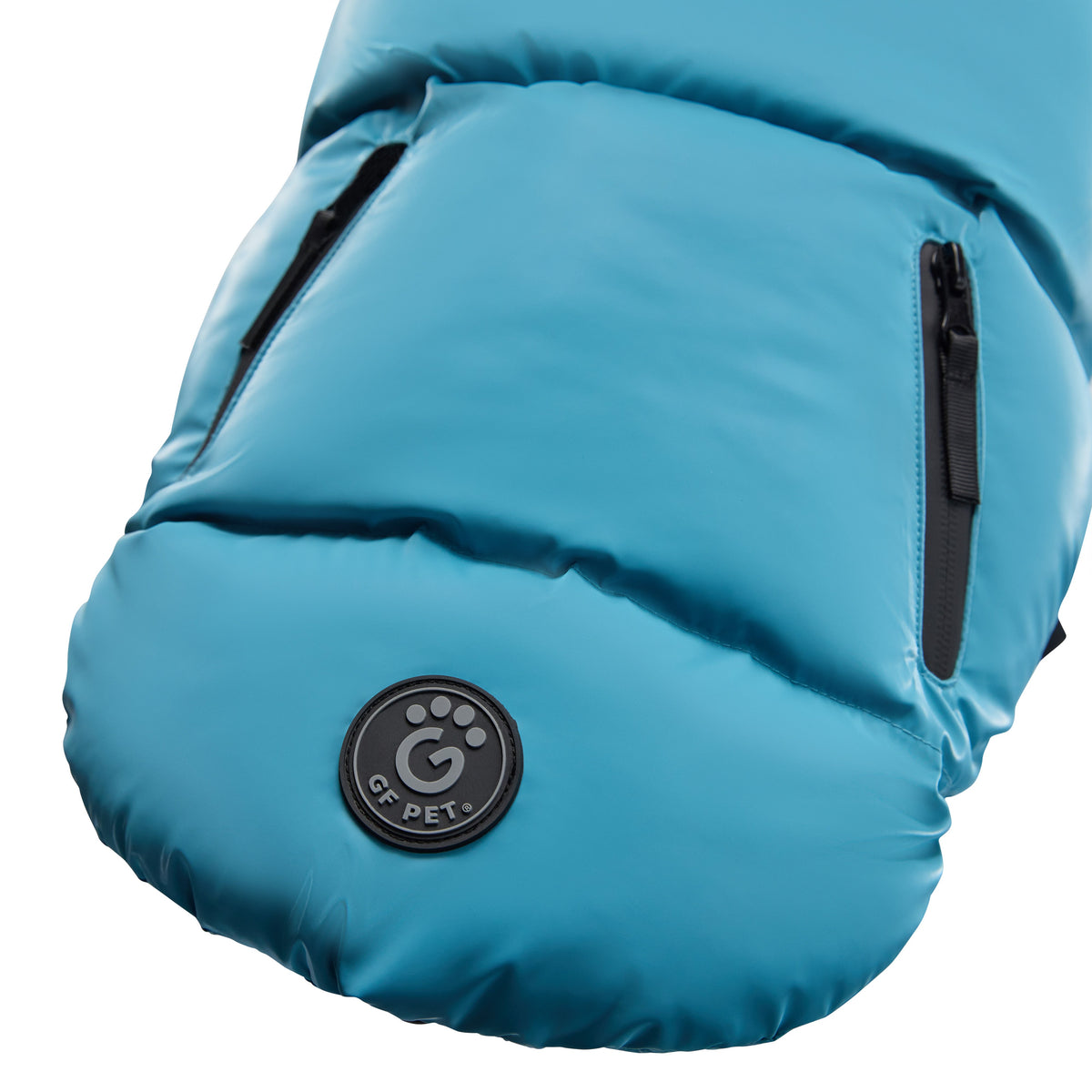 GF Pet Storm Glide Elasto Fit Dog Parka in Frozentide