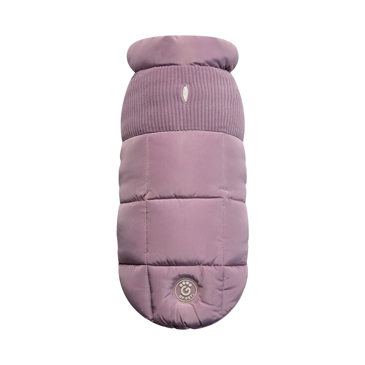 GF Pet Cold Mountain Elasto Fit Dog Puffer in Elderberry