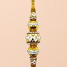 Gold Diamond Icicle Glass Ornament