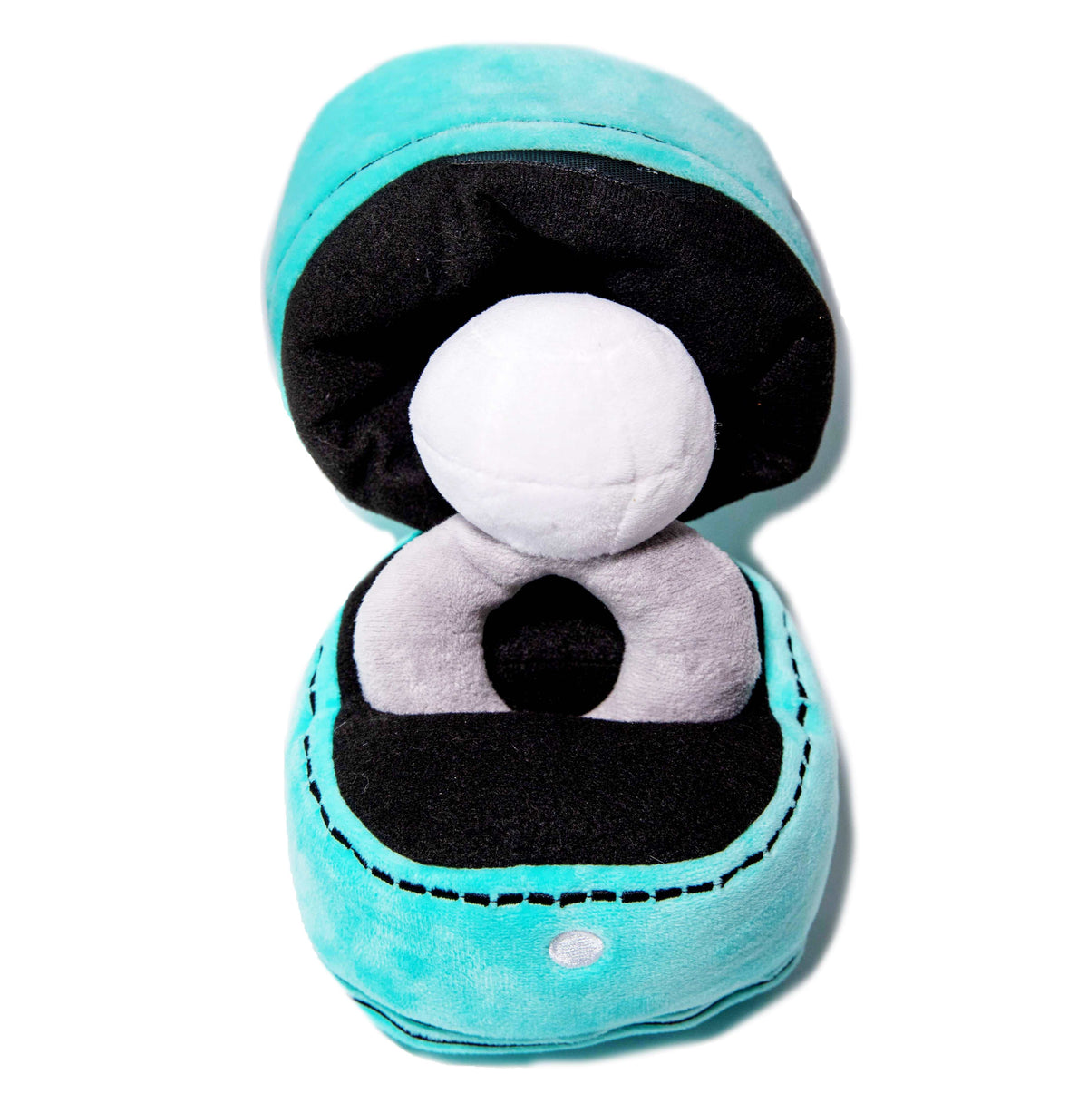 Glow Pups: Engagement Ring Squeaky Plush Dog Toy