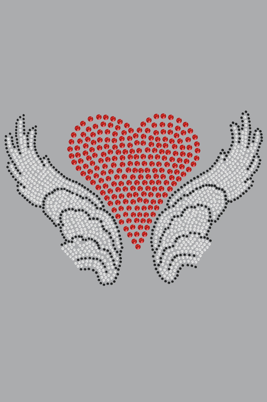Heart with Wings 2 - Womens T-shirt
