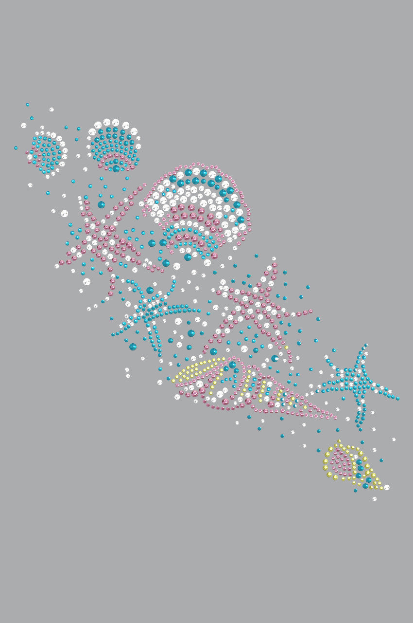 Sea Shells (Pastel) - Womens T-shirt