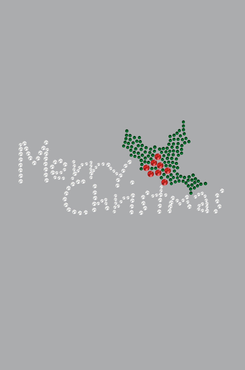 Merry Christmas with Holly - Womens Tee