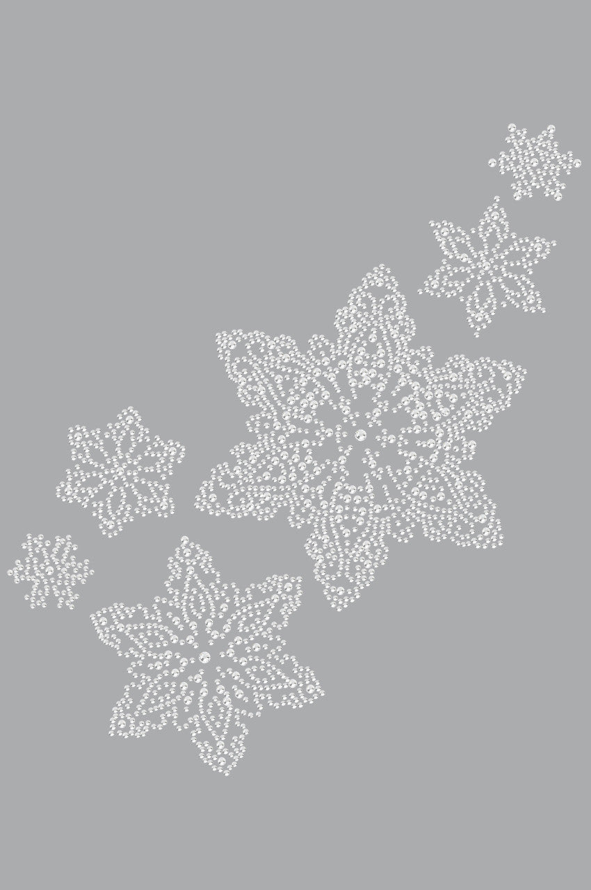 Rhinestone Snowflakes - Bandana