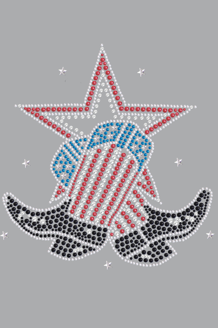 Boots with Star - Womens T-shirt