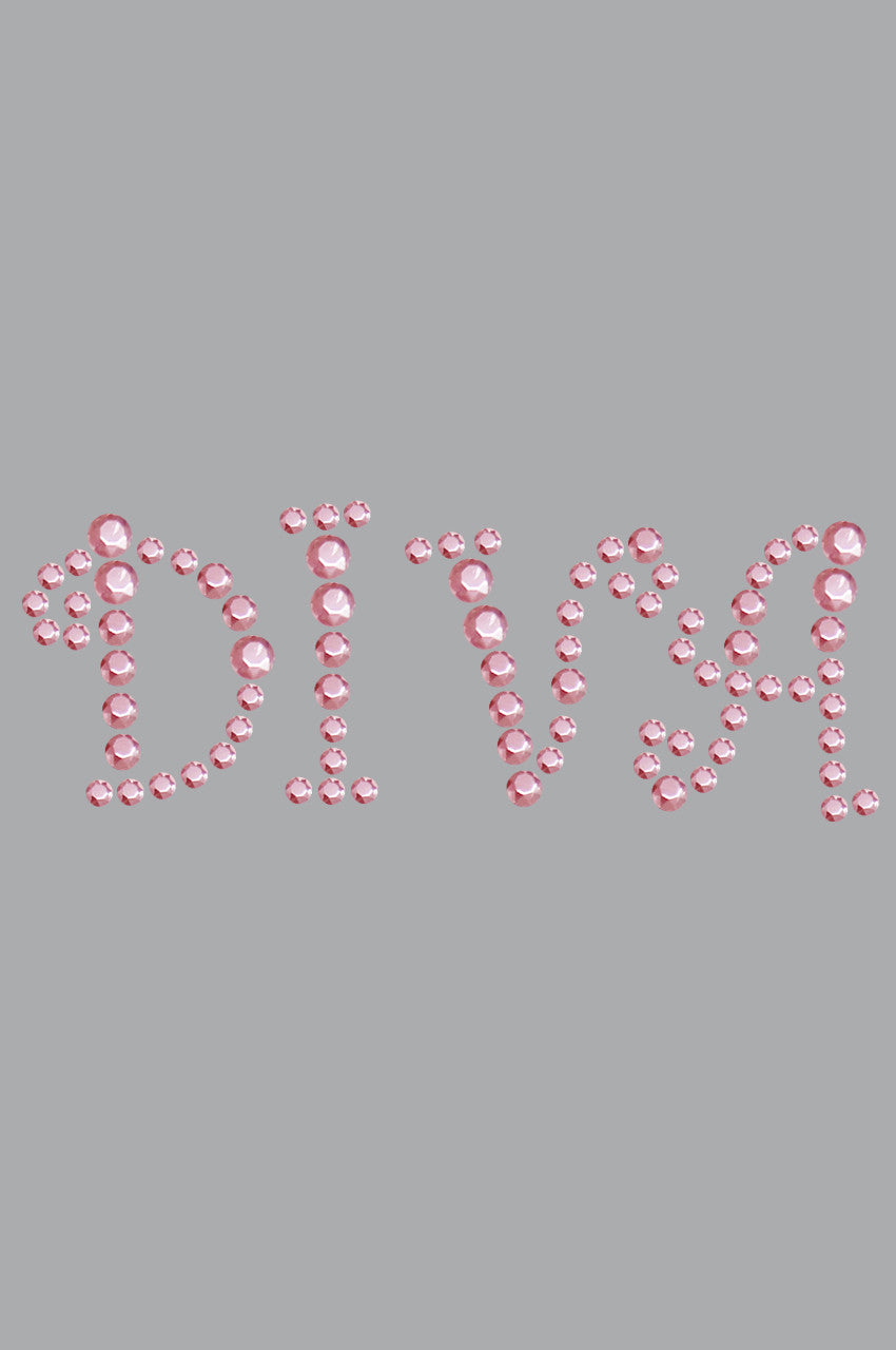 Diva (Pink Rhinestuds) - Womens T-shirt