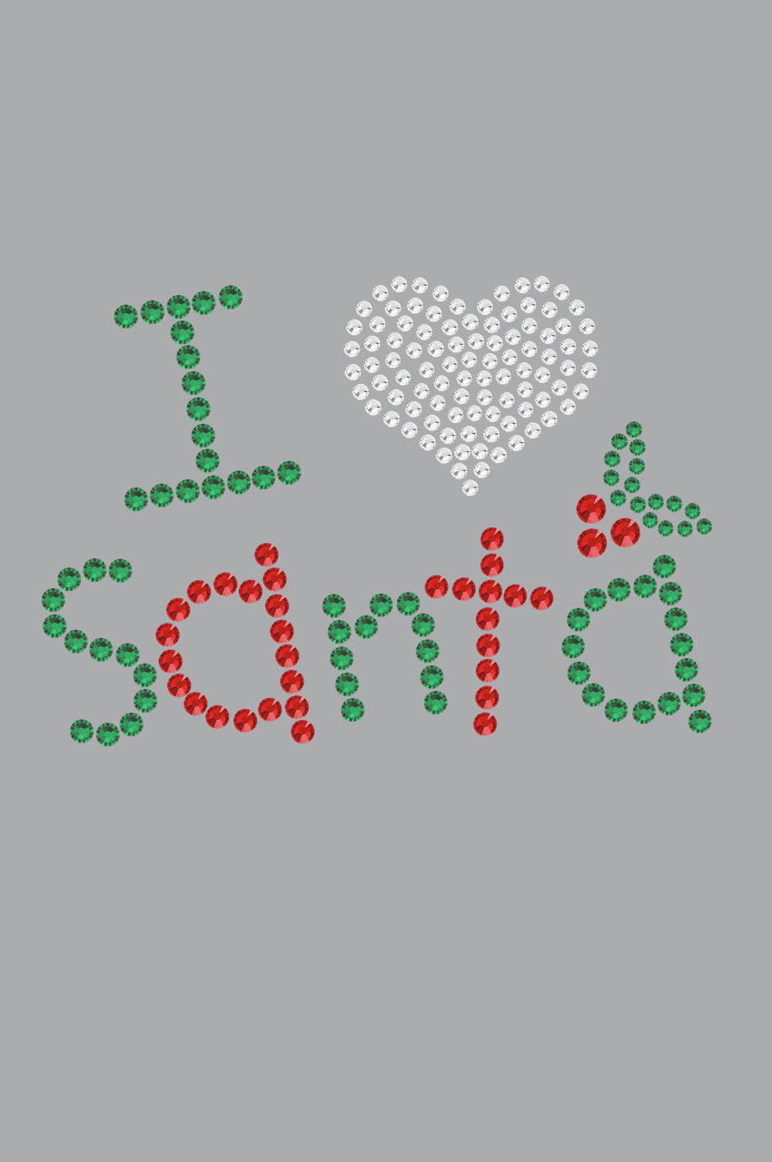 I Love Santa - Womens T-shirt
