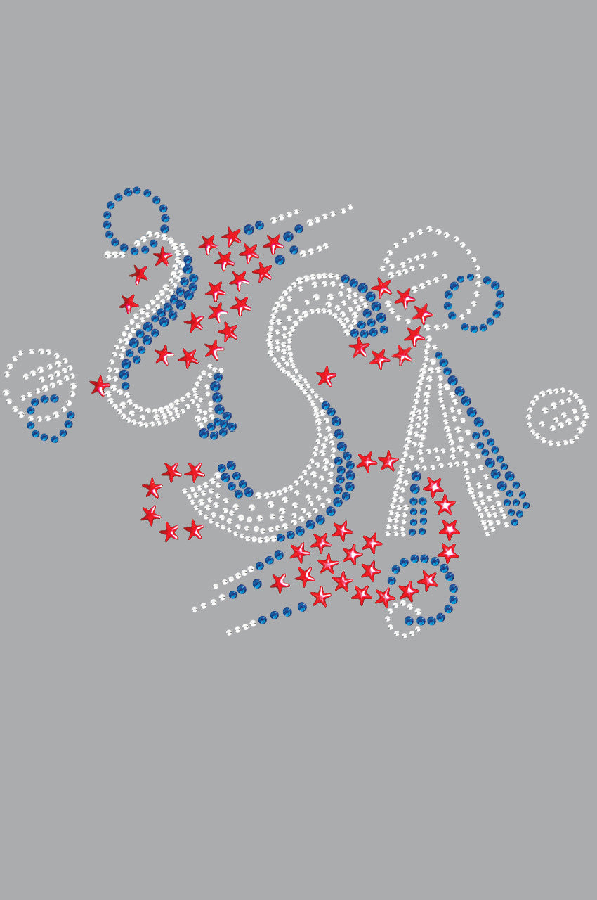 Large USA - Womens T-shirt