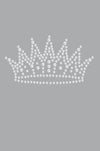 Crown 2 (Rhinestones) - Womens T-shirt
