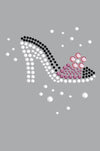 High Heel Shoe (Pink & Black) - Women's T-shirt