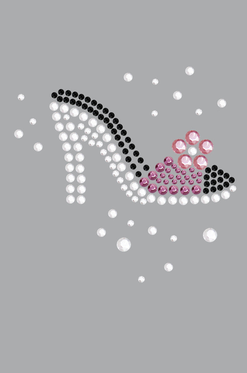High Heel Shoe (Pink & Black) - Women's T-shirt