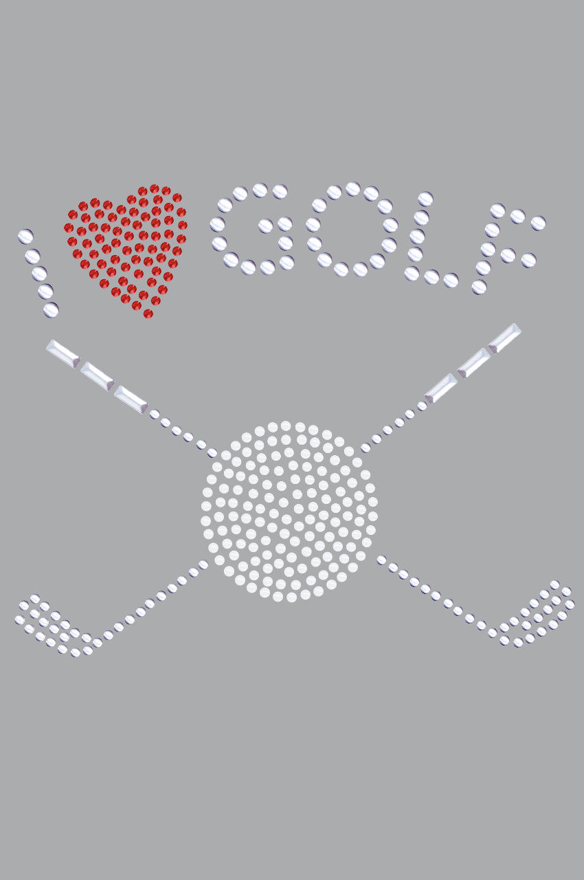 I Love Golf (Small) - Womens Tee