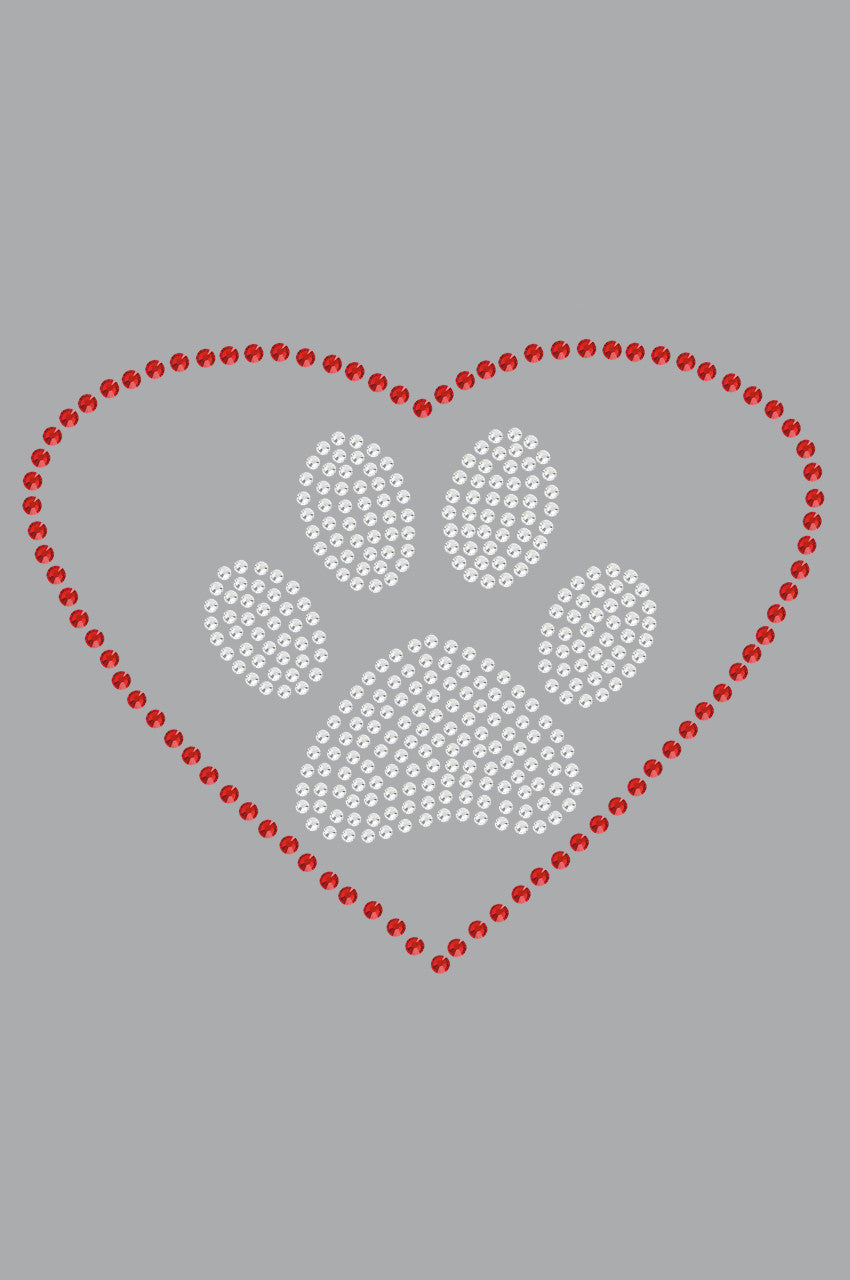 Heart with Paw bandana