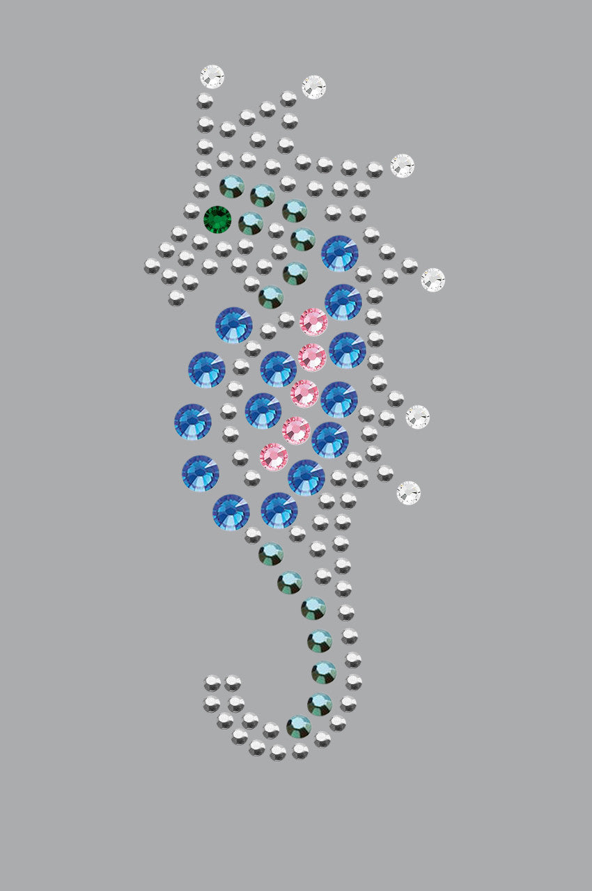 Seahorse (Blue) - Women's T-shirt