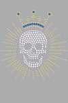 Skull with Austrian crystal Crown - Women's T-shirt