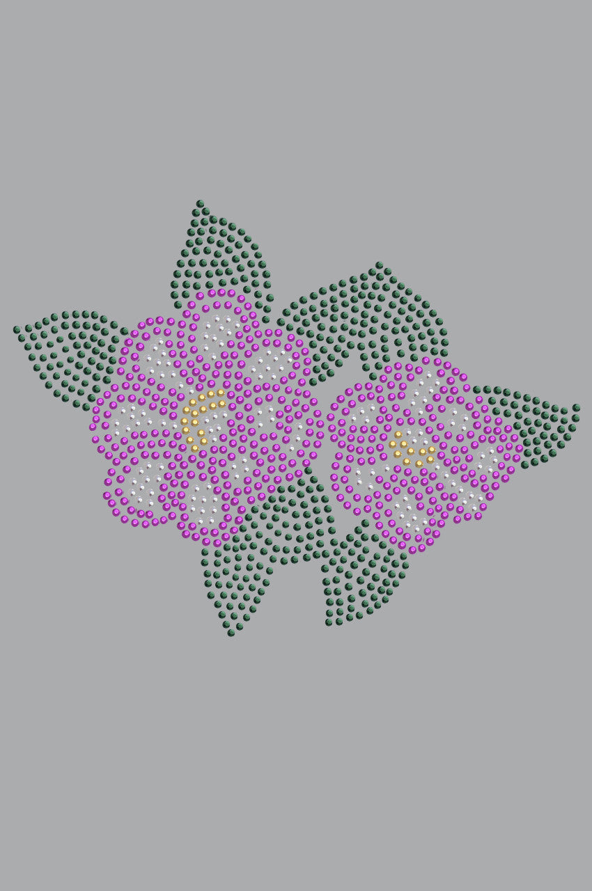 Magenta Flowers - Womens T-shirt