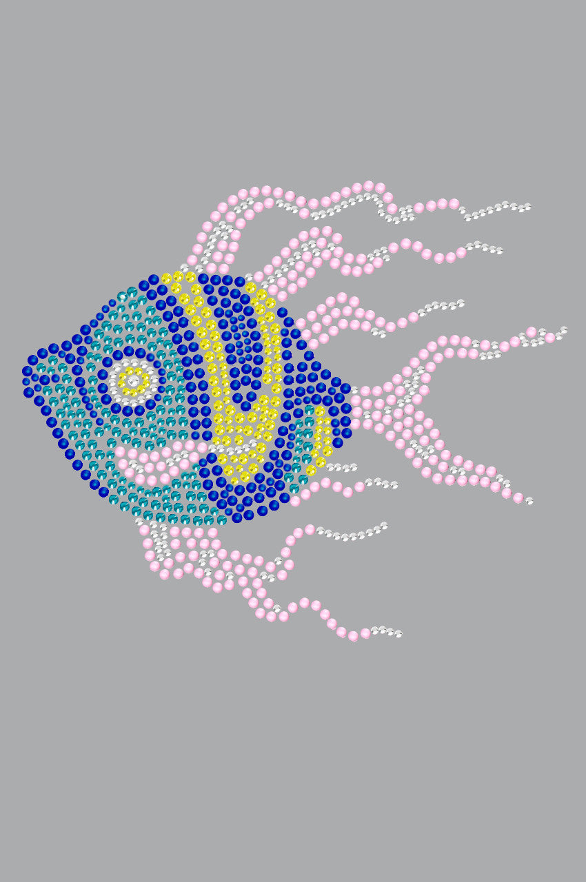 Fish (Pink & Blue) - Womens T-shirt