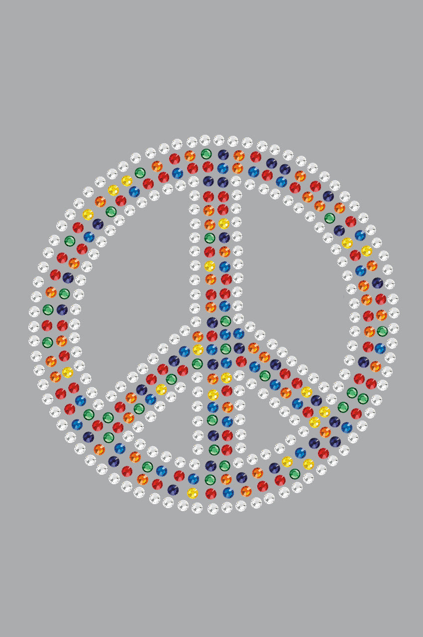 Peace Sign (Multicolor) - Womens T-shirt