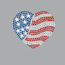 Patriotic Heart  2 - Women's T-shirt
