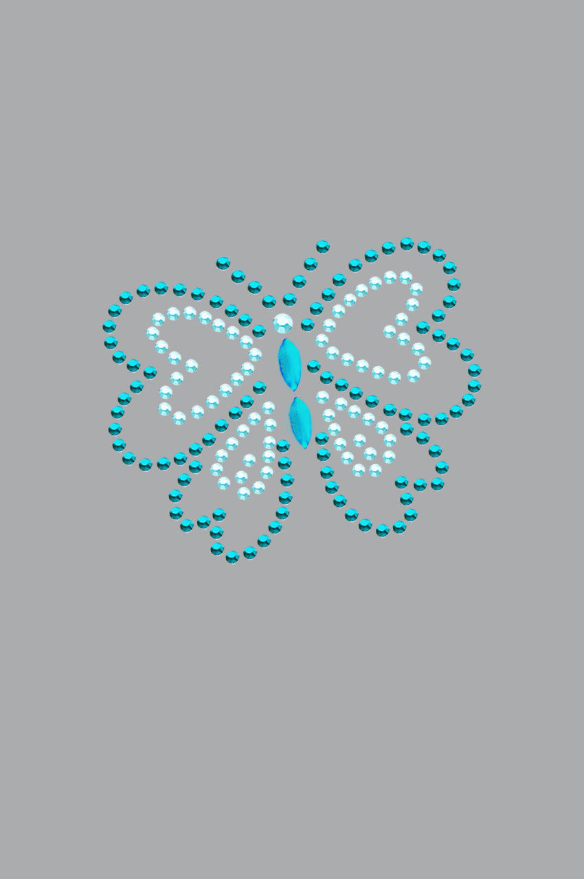 Blue Rhinestud Butterfly - Custom Tutu
