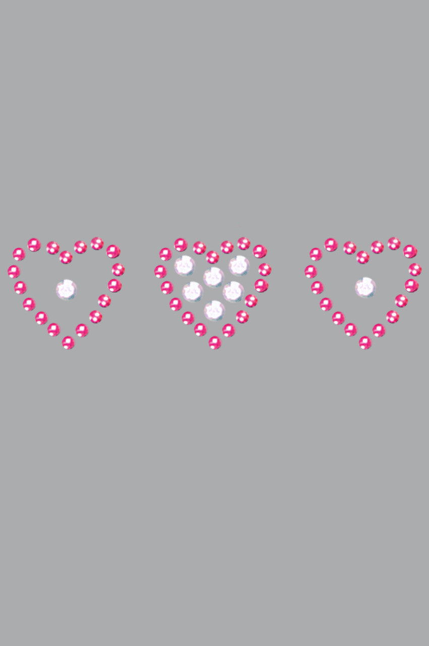 Three Little Hearts - Womens T-shirt