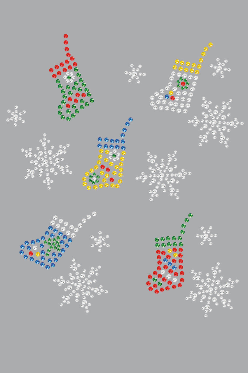 Stockings & Snowflakes - Bandana