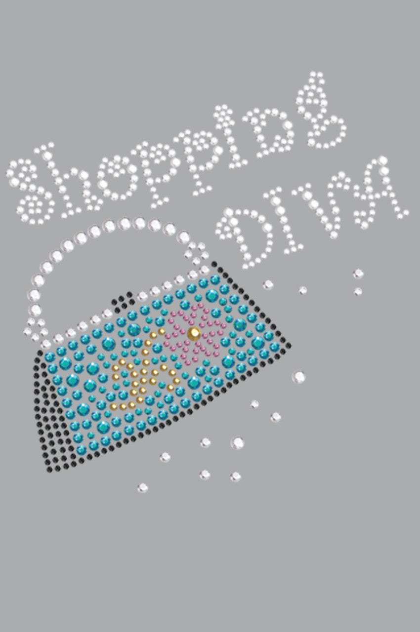 Shopping Diva & Handbag - Bandanna