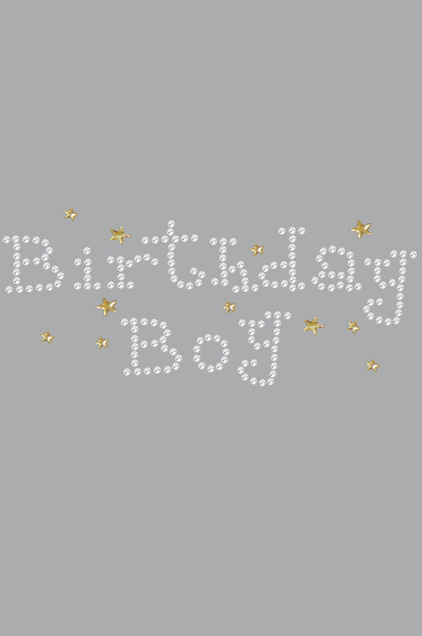 Birthday Boy with Gold Stars - Bandana