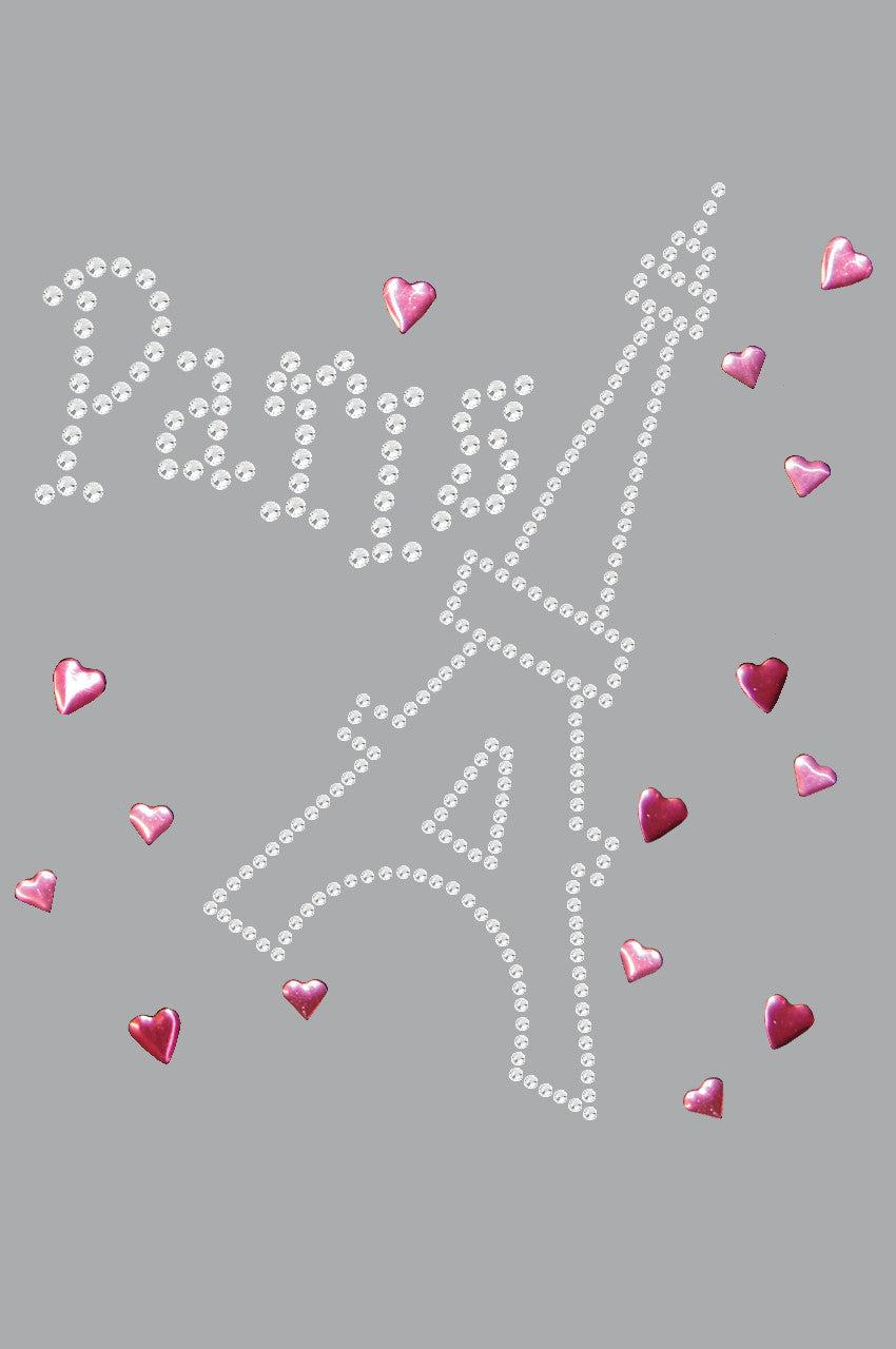 Paris with Ethel Tower - Womens T-shirt