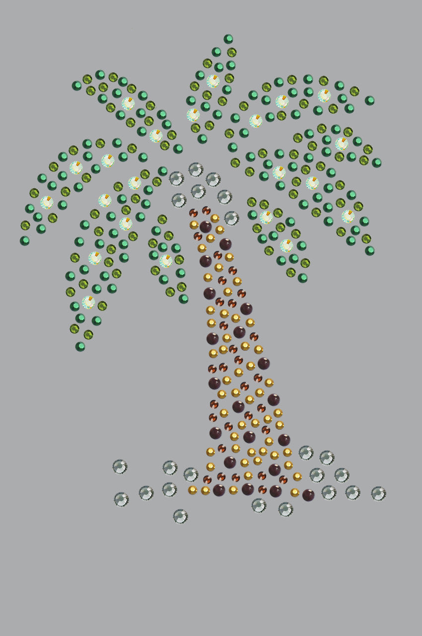 Palm Tree (Green) - Womens T-shirt