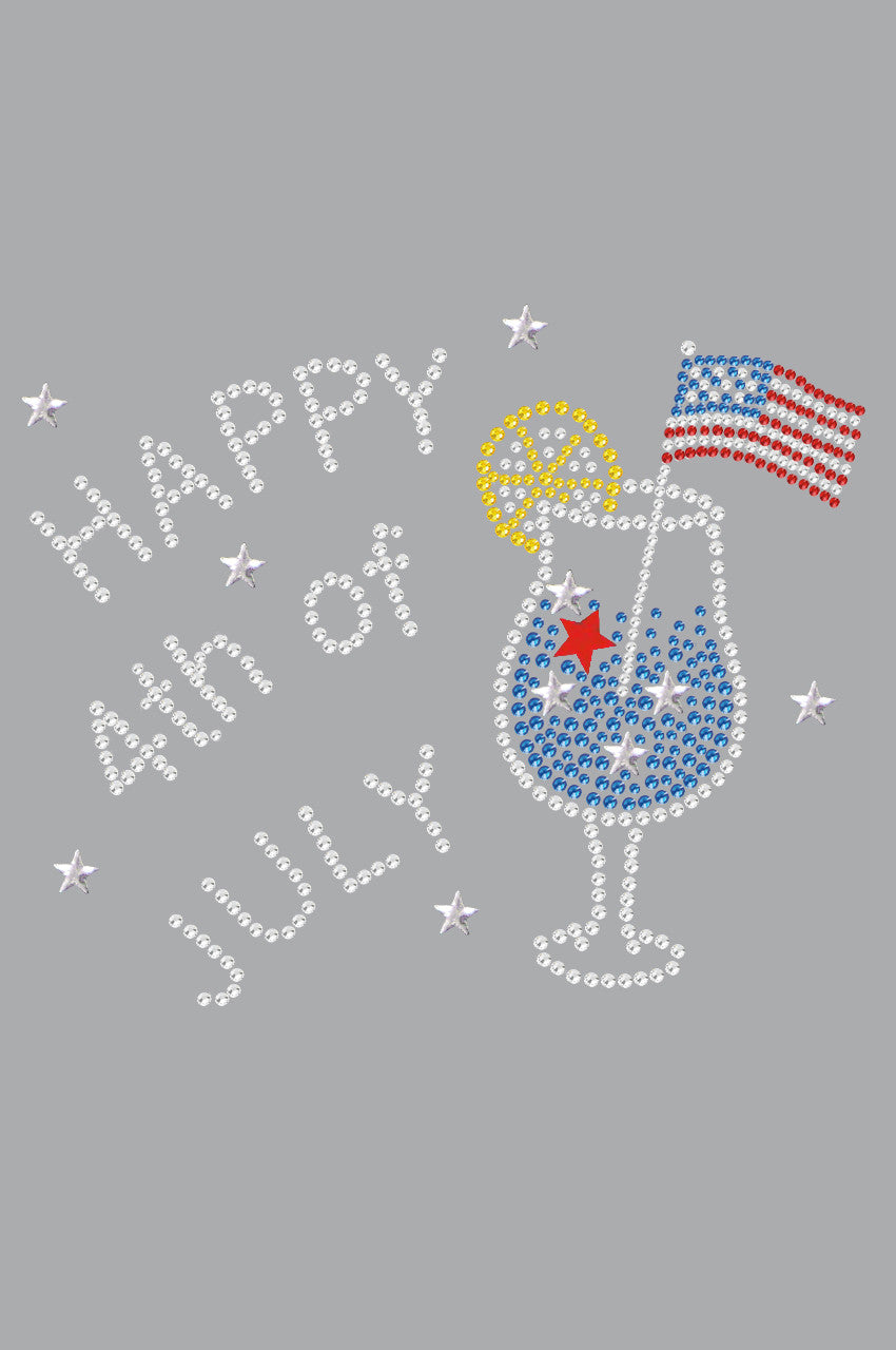 July 4th Cocktail - Womens T-shirt