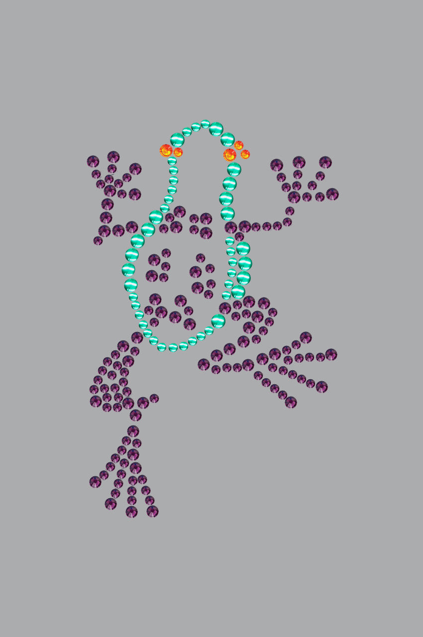Frog (Green & Purple) - Womens T-shirt
