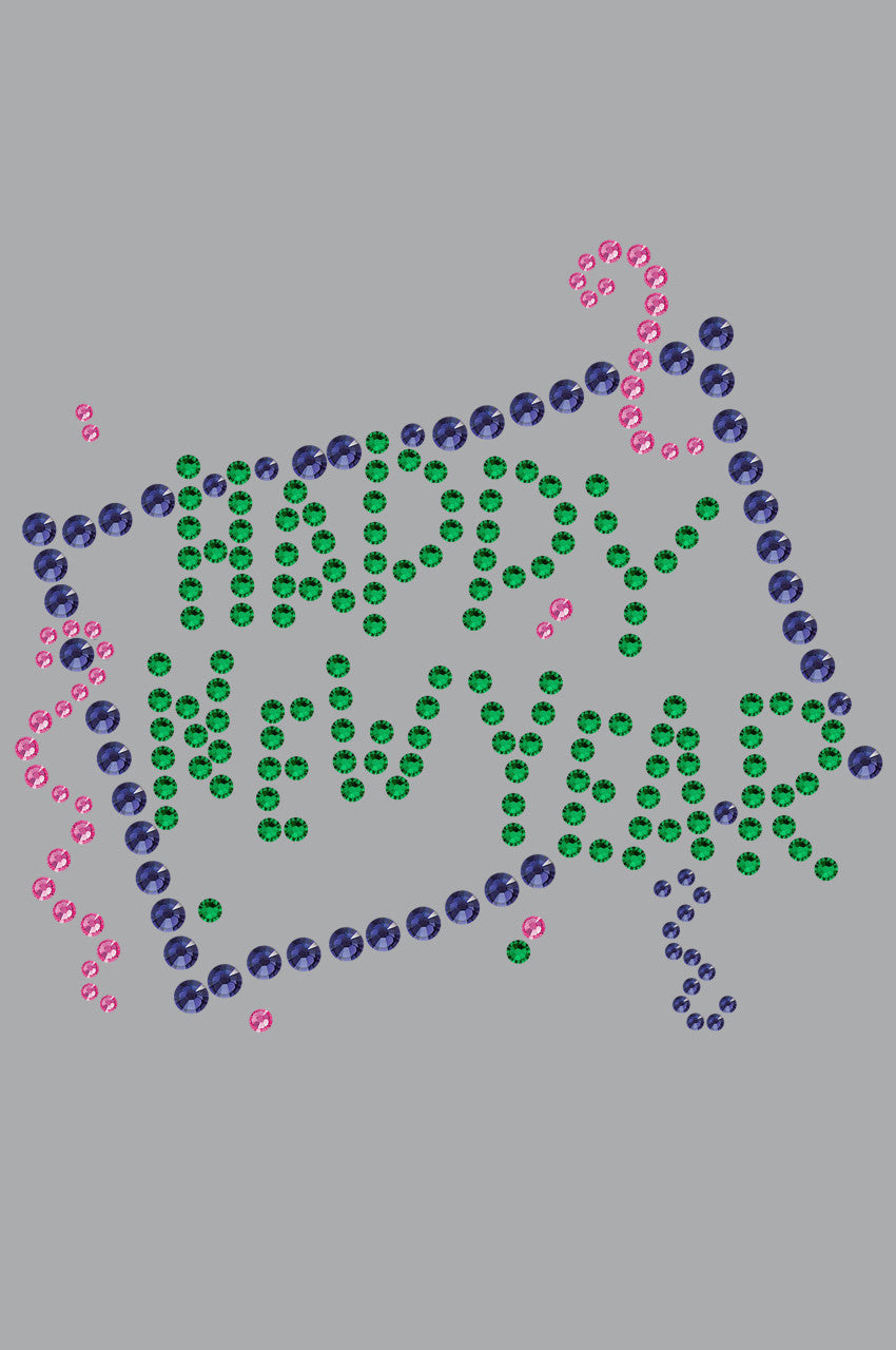 Happy New Year Confetti - Womens T-shirt