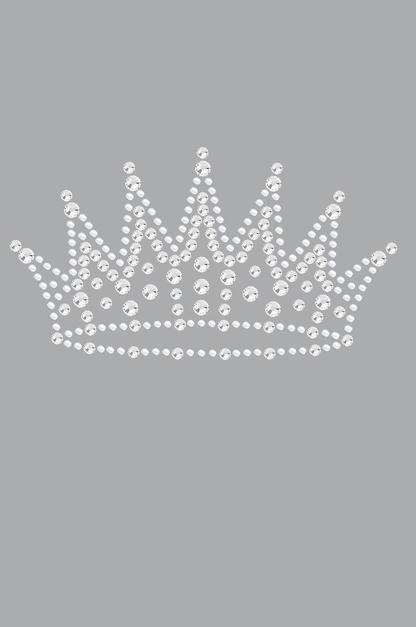Crown 1 (Austrian crystal Rhinestones) - Womens T-shirt