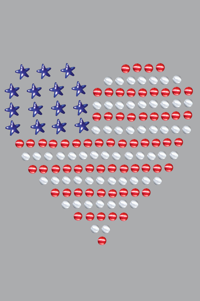 Patriotic Heart 1 - Women's T-shirt
