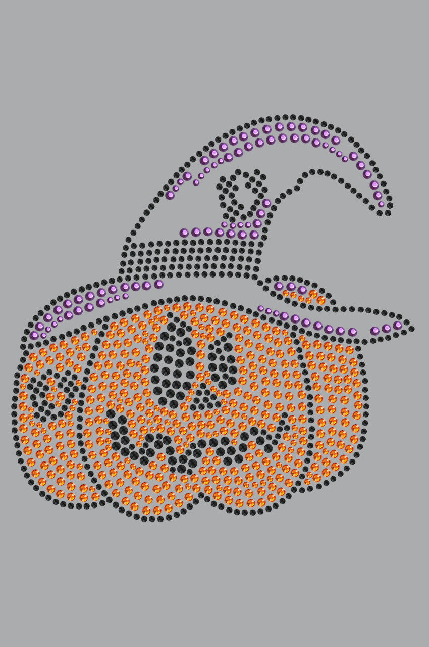 Jack O'Lantern with Hat - Women's T-shirt