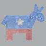 Patriotic Donkey  - Women's T-shirt