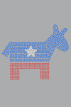 Patriotic Donkey  - Women's T-shirt