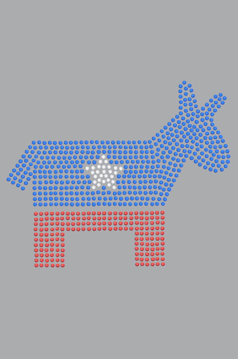 Patriotic Donkey - Women's T-shirt