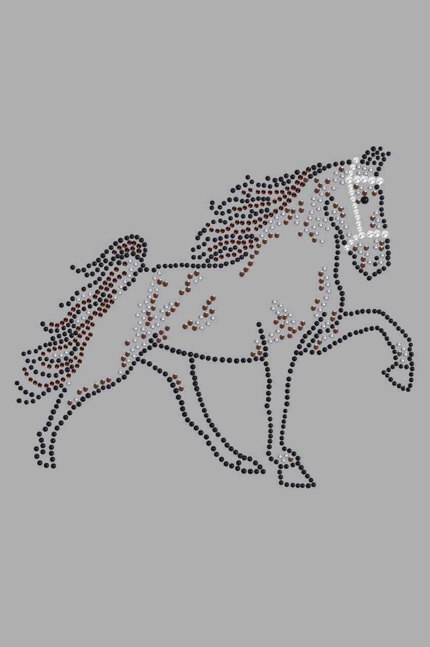 Horse (Brown Rhinestuds) - bandana