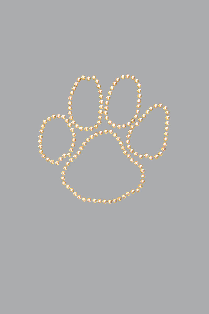 Paw (Gold Nailheads) bandana