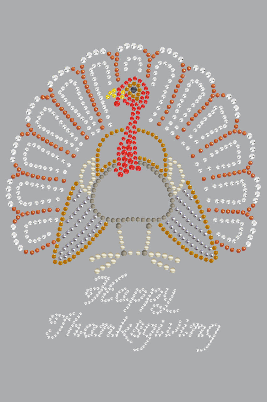 Happy Thanksgiving Turkey 2 - Womens T-shirt