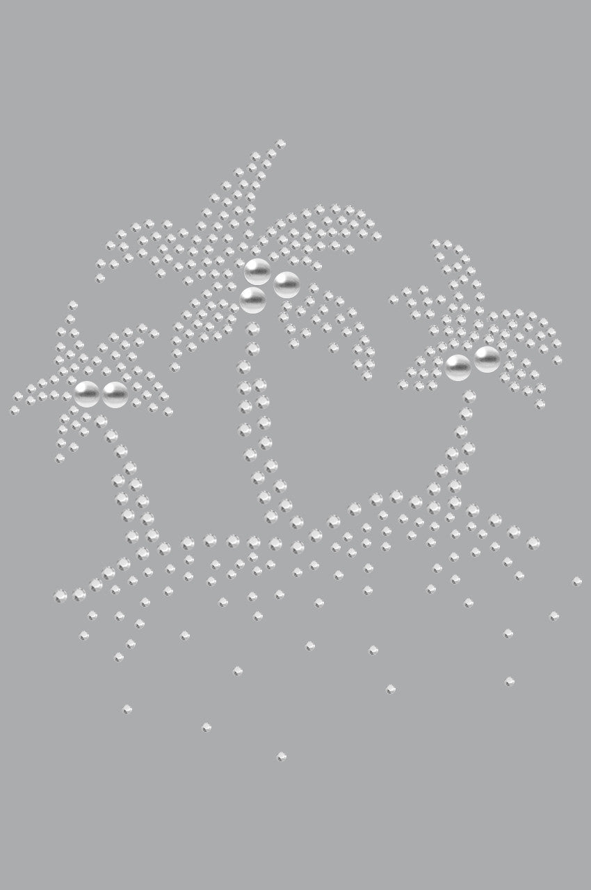 Palm Trees (Silver) - Bandanna