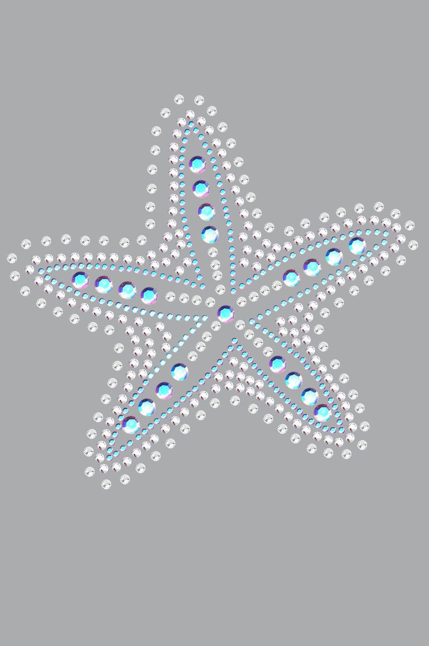 Iridescent AB Starfish - Bandanna