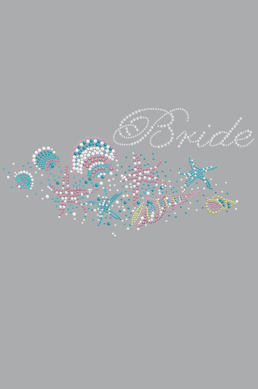 Bride with Seashells- Womens T-shirt